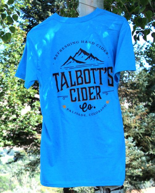 Talbott's Cider Mens Blue T-Shirt
